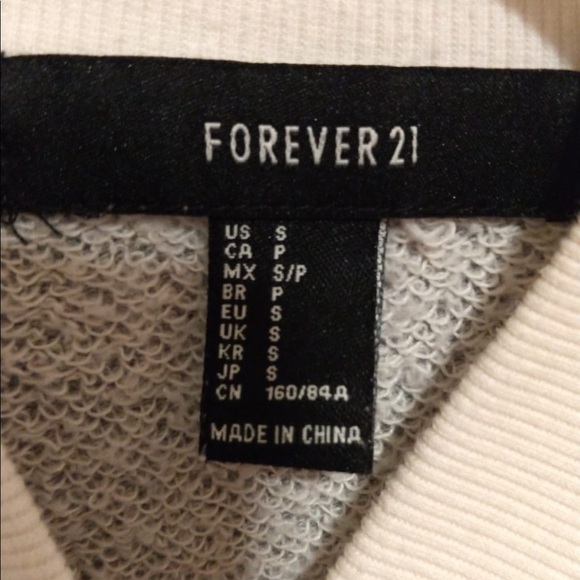Forever 21 White and Grey Cardigan - Picture 4 of 4